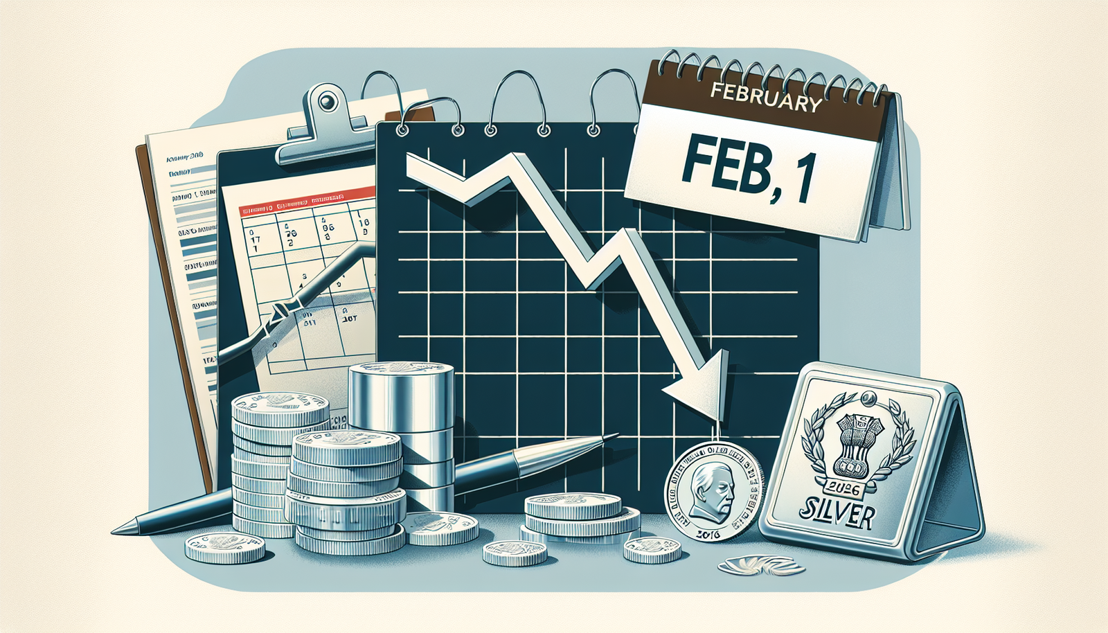 img silver price drops 6 on february 1 ahead of union budget 2026 what investors should know