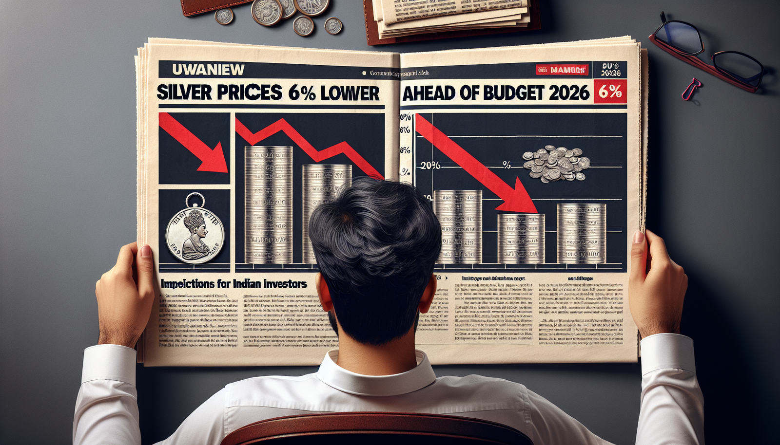 img silver prices open 6 lower ahead of budget 2026 what it means for indian investors