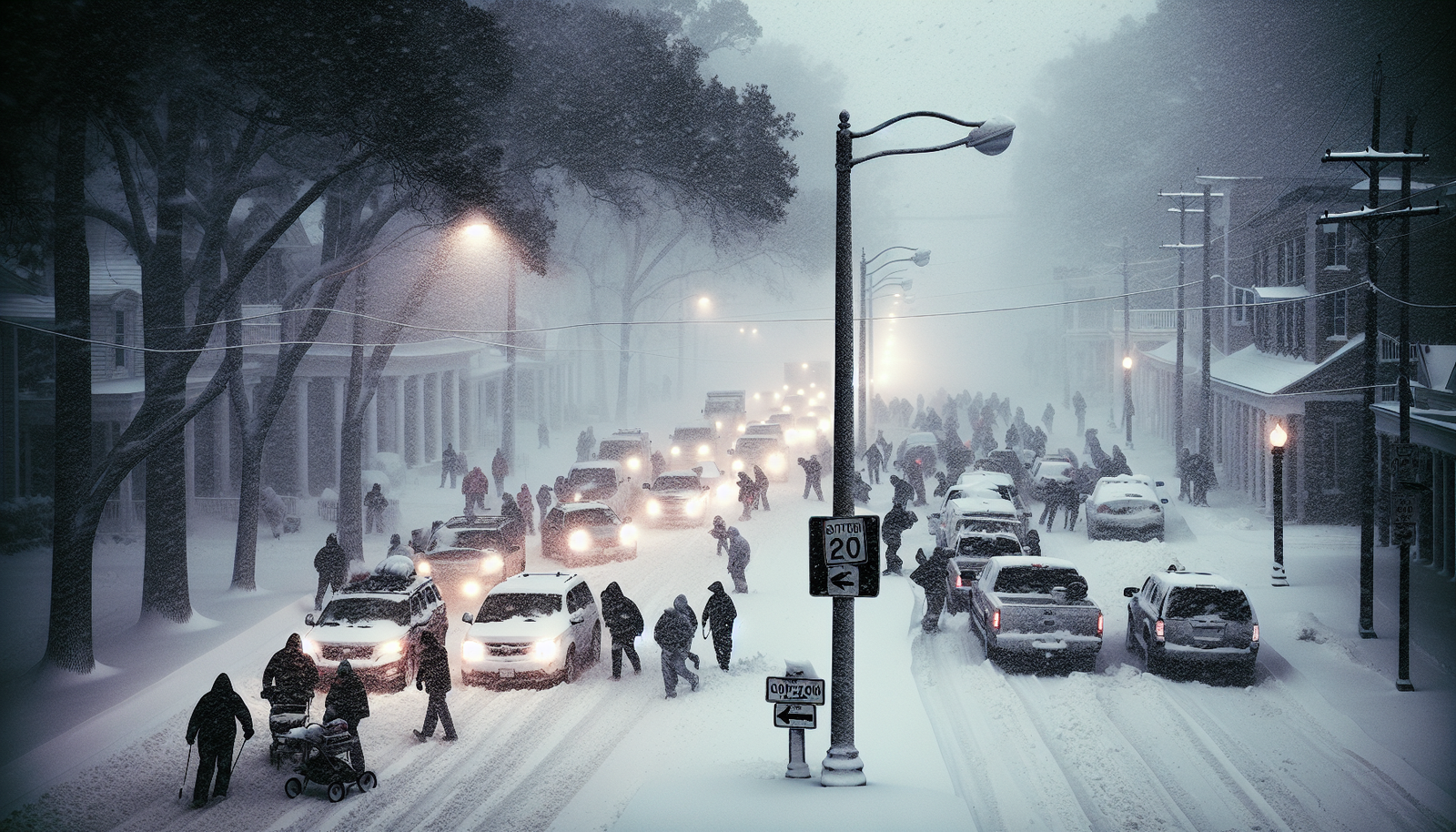 img snowstorm strikes the south travel disruptions and subzero temperatures sweep southern states